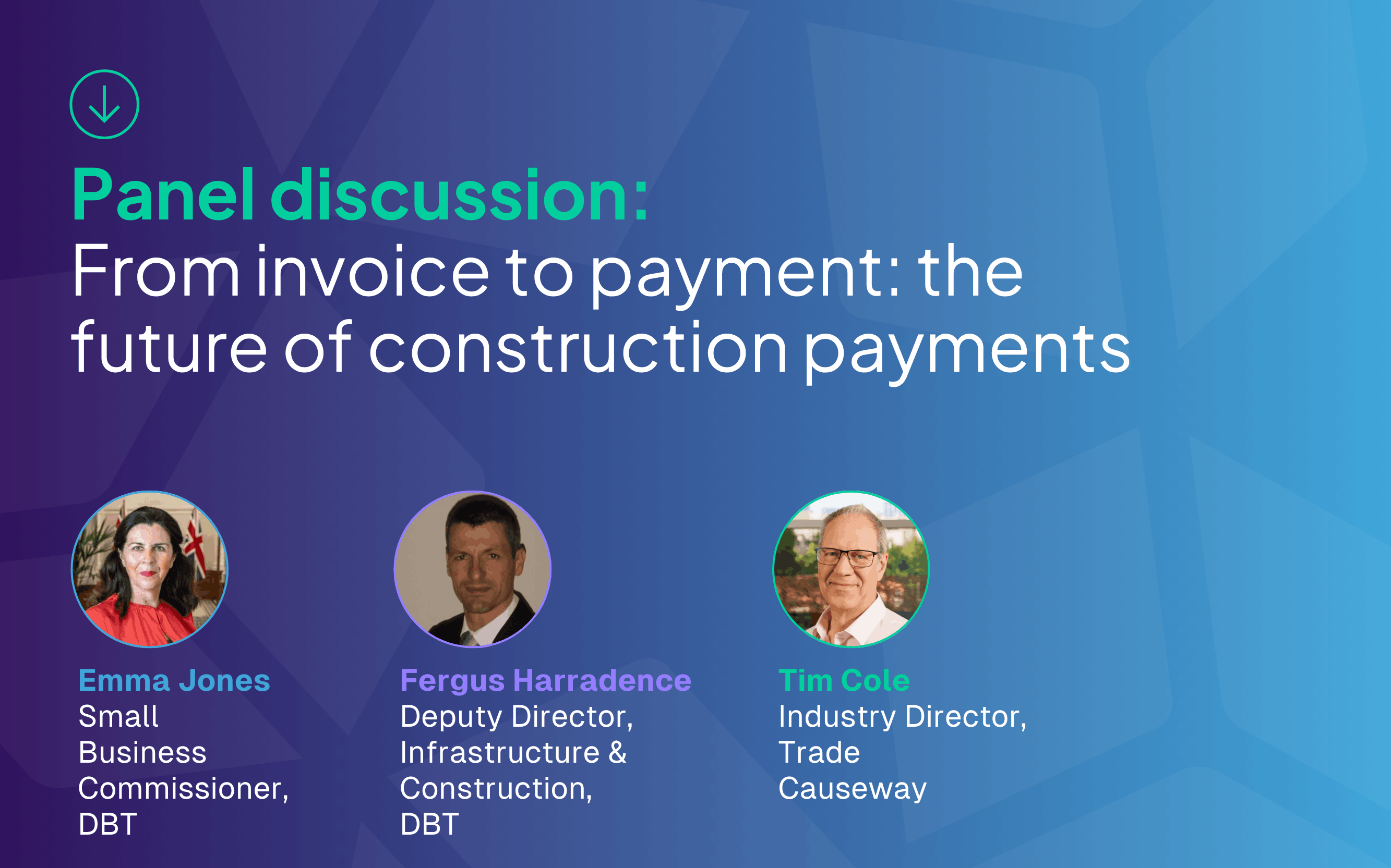 Webinar advert - future of construction payments 24 Sept